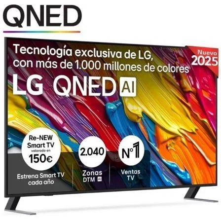 LG QNED 65QNED84A6C 65 pulg. Smart TV 4K UHD con Procesador α7 Gen8 AI y webOS 25 LG QNED 65QNED84A6C 65 pulg. Smart TV 4K UHD con Procesador α7 Gen8 AI y webOS 25